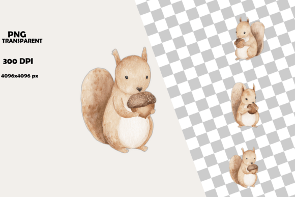 Download St. Patrick’s Day Squirrel Acorn Clipart - Acorn Collection