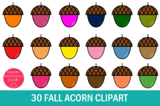 Download 30 Acorn Clipart - Fall Acorn Clipart - Acorn Collection