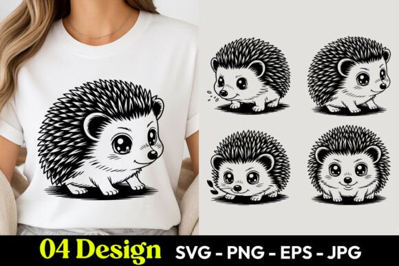 Download Cute Hedgehog SVG PNG - Hedgehog Collection