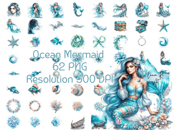 Download Ocean Mermaid - Ocean Collection
