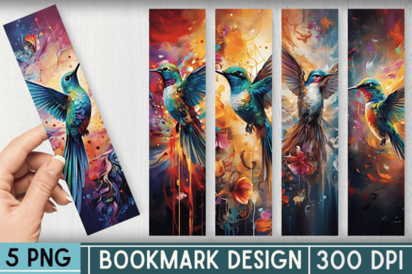 Download Hummingbird Printable Bookmark PNG - Bird printable Collection
