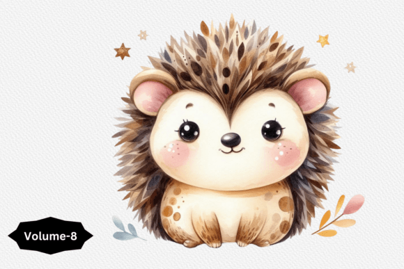 Download Watercolor Hedgehog Clipart PNG - Hedgehog Collection